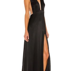 Genevie Satin Gown - Sau Lee